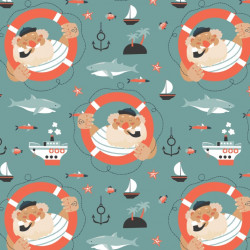 Bio Jersey Lillestoff - Old sailor dunkelmint